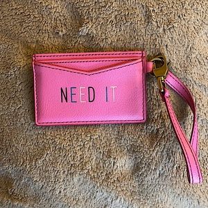 Fossil Leather Mini Card Holder